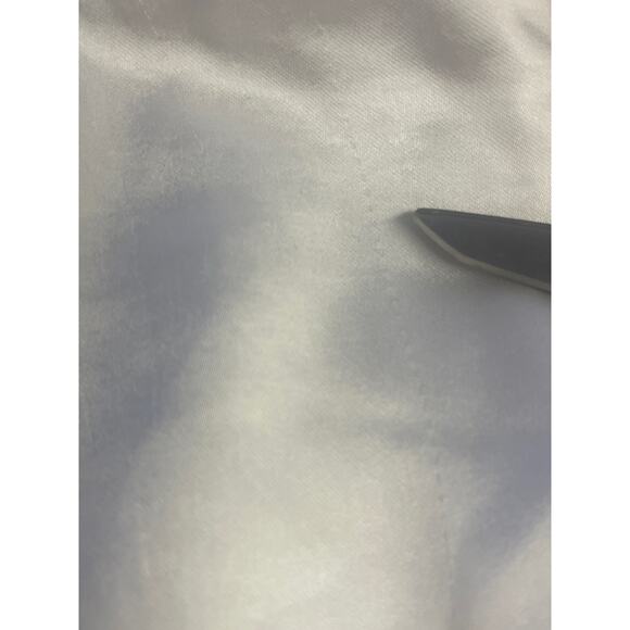 LULU'S Sz S Dose of Romance Ivory Satin Halter Wide-Leg Jumpsuit B169 *flaw - Picture 11 of 14